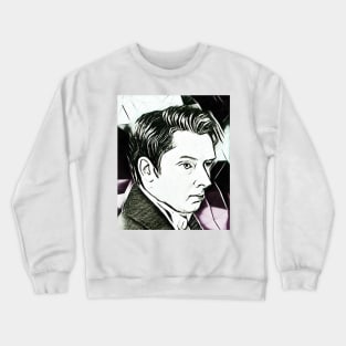 William Hazlitt Black And White Portrait | William Hazlitt Artwork 3 Crewneck Sweatshirt